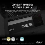 Corsair RMe Series RM1000e 1000W, 80 Plus Gold, Модулно, PCIe Gen 5.1, ATX 3.1 Захранване за компютър
