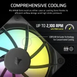 Corsair RS120-R 120mm ARGB White Reverse Комплект вентилатори (3 броя)
