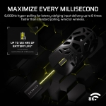 Corsair Sabre v2 Pro Ultralight 8K Magnesium Black Безжична геймърска мишка