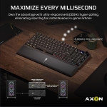 Corsair VANGUARD 96 Black Геймърска механична клавиатура с Corsair MLX Plasma суичове