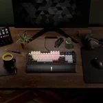 Corsair VANGUARD 96 Dual Tone PBT RGB Геймръска механична клавиатура с MLX Plasma суичове
