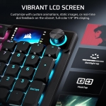 Corsair VANGUARD AIR 99 WIRELESS White Геймърска безжична нископрофилна оптично-механична клавиатура с Corsair OPX Low Profile суичове
