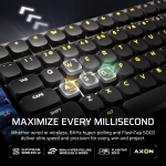 Corsair VANGUARD AIR 99 WIRELESS White Геймърска безжична нископрофилна оптично-механична клавиатура с Corsair OPX Low Profile суичове