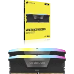 Corsair VENGEANCE RGB Black 64GB (2x32), DDR5, 6400 MHz, CL42, Intel XMP Рам памет