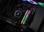 Corsair Vengeance RGB Cool Grey 64GB (2x32), DDR5, 6000 MHz, CL40, AMD EXPO & Intel XMP Рам памет