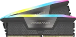 Corsair VENGEANCE RGB Gray 32GB (2x16), DDR5, 6000 MHz, CL38, AMD EXPO / Intel XMP Рам памет