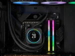 Corsair VENGEANCE RGB Gray 32GB (2x16), DDR5, 6000 MHz, CL38, AMD EXPO / Intel XMP Рам памет