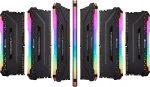 Corsair Vengeance RGB Pro Black 16GB (2x8), DDR4, 3200 MHz, CL16, Intel XMP 2.0 Рам памет