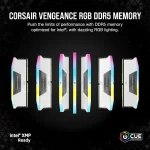 Corsair Vengeance RGB White 32GB (2x16) DDR5 5200 CL40 Рам памет