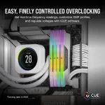 Corsair VENGEANCE RGB White 32GB (2x16), DDR5, 6000 MHz, CL36, AMD EXPO & Intel XMP Рам памет