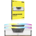 Corsair VENGEANCE RGB White 32GB (2x16), DDR5, 6000 MHz, CL36, AMD EXPO & Intel XMP Рам памет