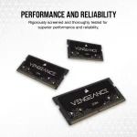 Corsair Vengeance SODIMM Black 16GB (1x16), DDR4, 3200 MHz, CL22 Рам памет