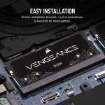 Corsair Vengeance SODIMM Black 16GB (2x8), DDR4, 3200 MHz, CL22 Рам памет