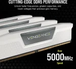 Corsair Vengeance White 32GB (2x16), DDR5, 6400 MHz, CL32, Intel XMP Рам памет