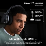 Corsair Virtuoso Max Wireless Silver Геймърски безжични слушалки с микрофон