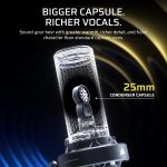 Corsair VOXARA Black RGB USB Кондензаторен геймърски микрофон