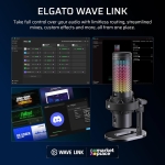 Corsair VOXARA Black RGB USB Кондензаторен геймърски микрофон