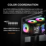 Cougar AIRFACE 180 ARGB Black Компютърна кутия