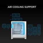 Cougar AIRFACE 180 ARGB Black Компютърна кутия