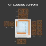 Cougar Airface Pure Pro Black Компютърна кутия