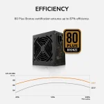 Cougar ATLAS 650 650W, 80 Plus Bronze, PCIe 5.1, ATX 3.1 Захранване за компютър