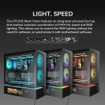 Cougar CFV235 Mesh Vision Black Компютърна кутия