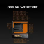 Cougar CFV235 Vision Black Компютърна кутия