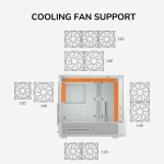 Cougar DUOAIR RGB Black Компютърна кутия