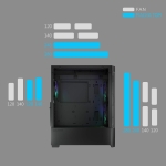 Cougar Duoface RGB White Компютърна кутия 