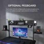 COUGAR E-Ares 120 RGB Black Геймърско бюро с електрически регулируема височина