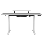 Cougar E-Star 140 White Геймърско бюро с електрически регулируема височина