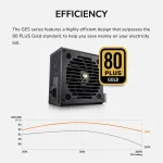 Cougar GES 750 750W, 80 Plus Gold, PCIe 5.1, ATX 3.1 Захранване за компютър