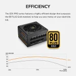 Cougar GEX PRO 750 750W, 80 Plus Gold, Модулно, PCIe 5.1, ATX 3.1 Захранване за компютър