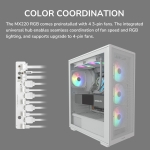 Cougar MX220 RGB White Компютърна кутия