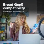 Crucial P510 1TB M.2 PCIe Gen5 NVMe SSD Диск