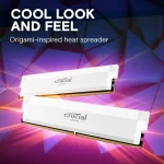 Crucial Pro Overclocking White 32GB (2x16), DDR5, 6000 MHz, CL36, AMD EXPO & Intel XMP Рам памет