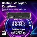 Crucial T710 2TB M.2 PCIe Gen5 NVMe SSD Диск