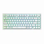 Dark Project ALU81A Terra Nova V2 White Wireless Безжична геймърска клавиатура с g3ms Moonstone суичове