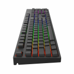 Dark Project KD104A Side Print Full-Size RGB Hot-Swappable Геймърска механична клавиатура с Gateron Optical Red 2.0 суичове