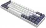 Dark Project KD68B White Navy Геймърскa механична клавиатура с G3ms Sapphire суичове