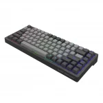 Dark Project KD83A Black  Cloud Grey RGB Hot-Swappable Геймърска механична клавиатура с Gateron Cap Teal суичове