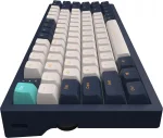 Dark Project KD83A IvoryNavy Blue RGB 75% Hot Swappable Геймърска механична клавиатура с G3MS Sapphire суичове