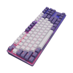 Dark Project KD87A Violet TKL Геймърска механична клавиатура с G3MS Sapphire суичове