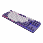 Dark Project KD87A Violet TKL Геймърска механична клавиатура с G3MS Sapphire суичове