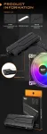 darkFlash RC2 Black PWM/ARGB хъб за вентилатори