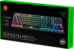 Razer DeathStalker V2 Pro Tenkeyless Безжична Геймърска механична клавиатура с Razer Linear Red Low-Profile Optical суичове