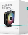 DeepCool AG400 WH ARGB V2 White Въздушен охладител за процесор