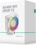 DeepCool AG400 WH ARGB V2 White Въздушен охладител за процесор