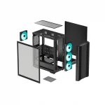DeepCool CC560 V2 Black Компютърна кутия