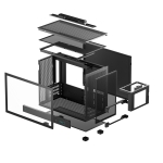 DeepCool CH160 PLUS WH White Компютърна кутия
